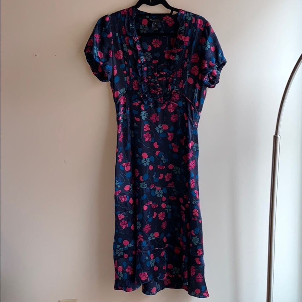 MARC JACOBS silk floral dress size 8